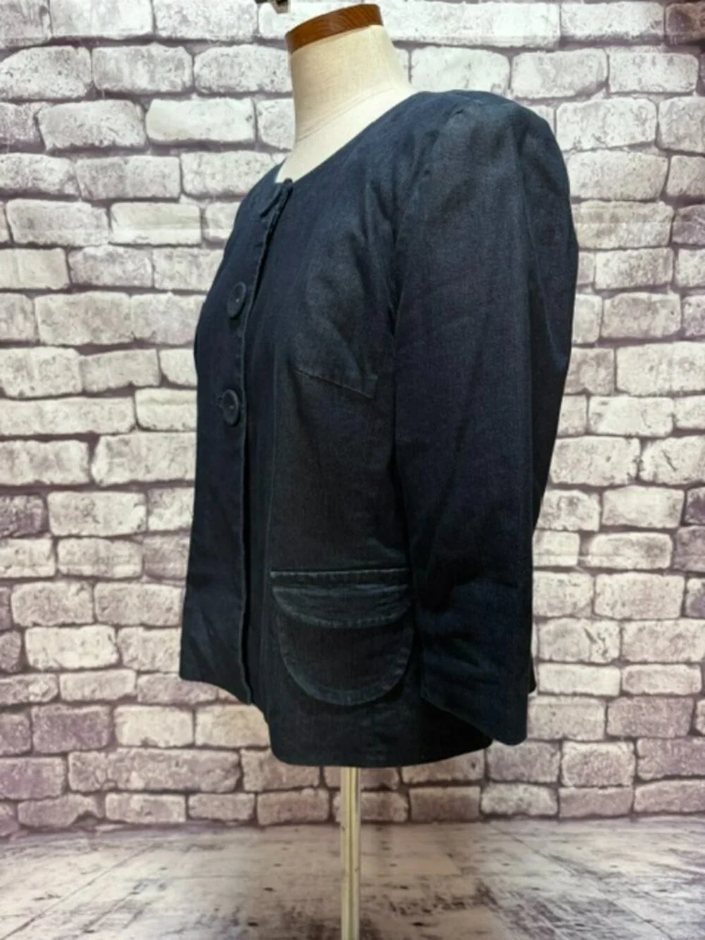 Focus 2000 Blue Denim Jacket Size 14P